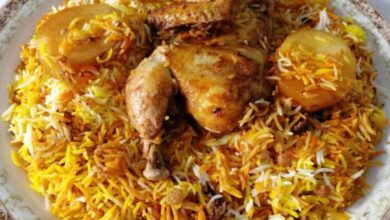 طريقة عمل زربيان الدجاج