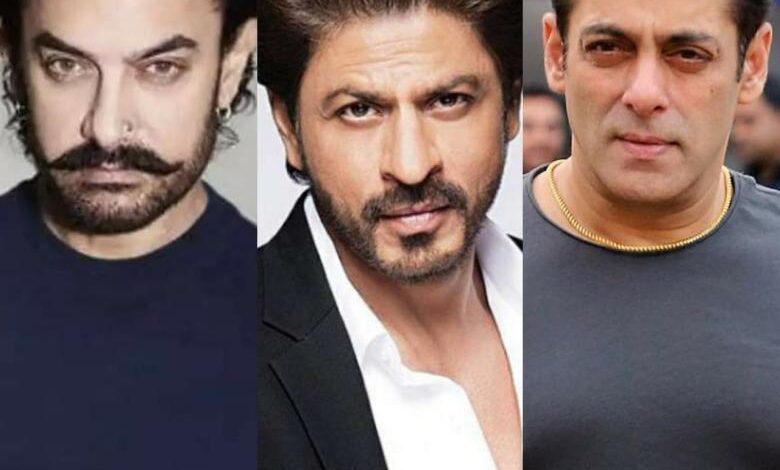 سلمان خان وشاروخان وأمير خان