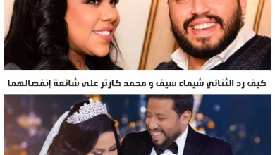 كيف رد الثنائي شيماء سيف و محمد كارتر على شائعة إنفصالهما 1 كيف رد الثنائي شيماء سيف و محمد كارتر على شائعة إنفصالهما