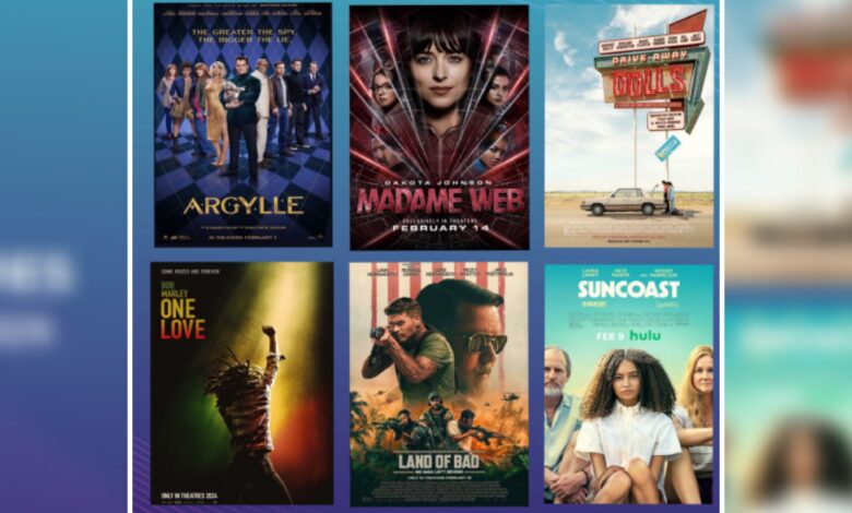 الأفلام القادمة في فبراير 2024
