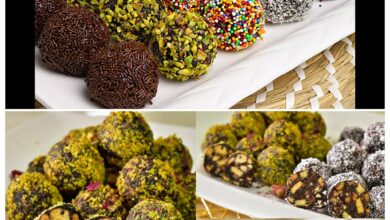 طريقة عمل كرات البسكويت بالشوكولاته