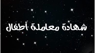 قصة مسلسل شهادة معاملة أطفال ، أبطاله ، عرضه